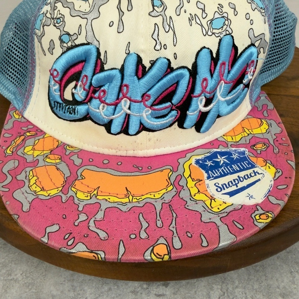 Steve Aoki "Cake Me" trucker snapback cap